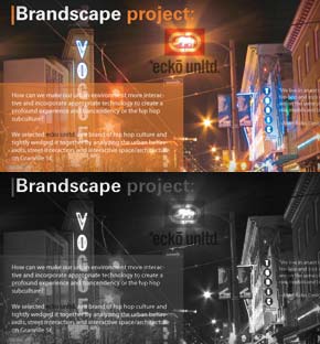 Brandscape panels design project